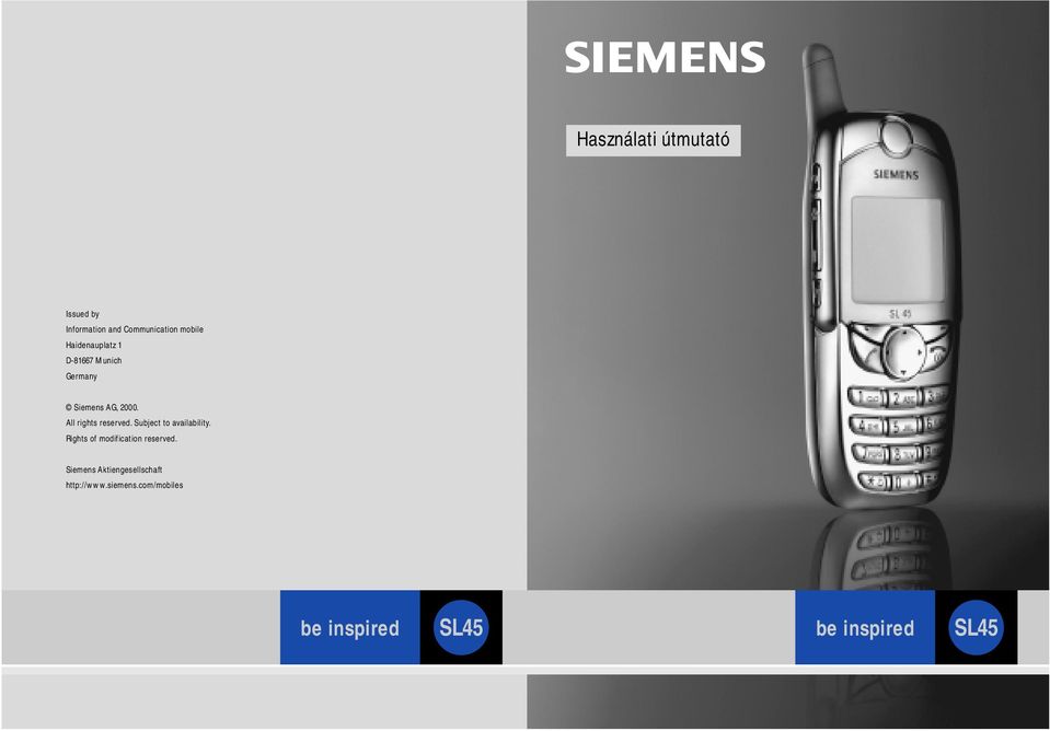 Használati útmutató. Issued by Information and Communication mobile  Haidenauplatz 1 D Munich Germany - PDF Ingyenes letöltés