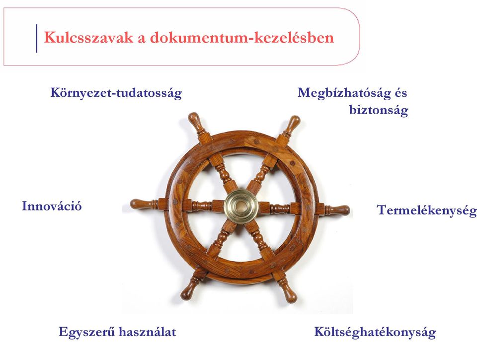 Környezet-tudatosság Megbízhatóság és