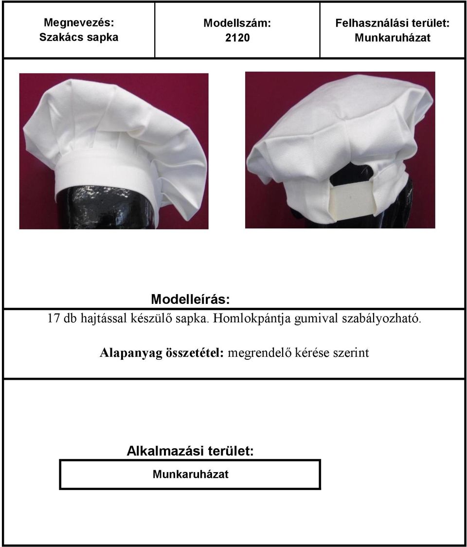 Homlokpántja gumival