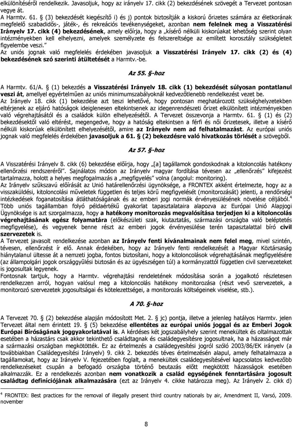 Irányelv 17.