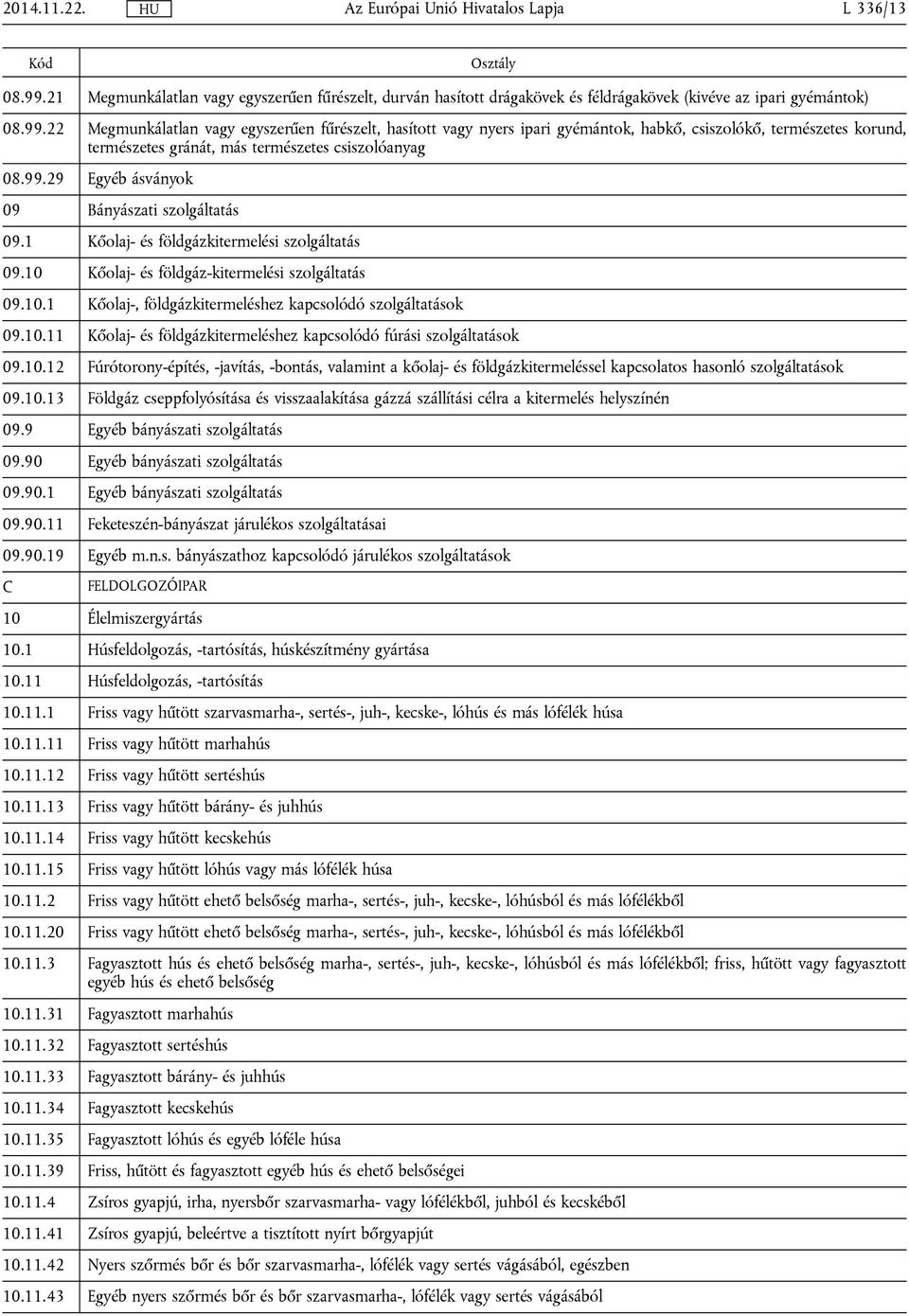 22 Megmunkálatlan vagy egyszerűen fűrészelt, hasított vagy nyers ipari gyémántok, habkő, csiszolókő, természetes korund, természetes gránát, más természetes csiszolóanyag 08.99.