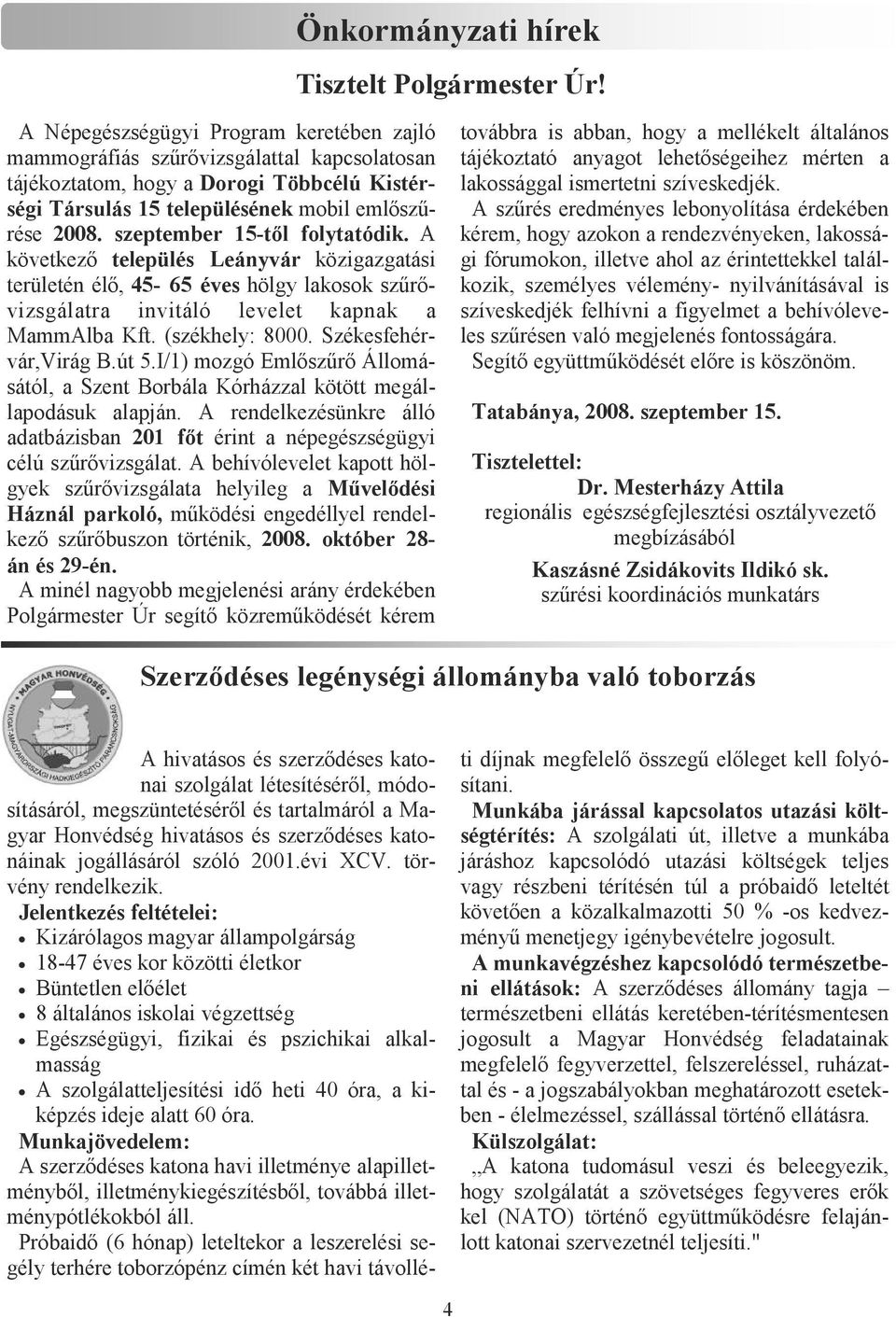 Leányvári Újság. Leinwarer Zeitung AZ ÖNKORMÁNYZAT LAPJA. Október 6. - PDF  Free Download