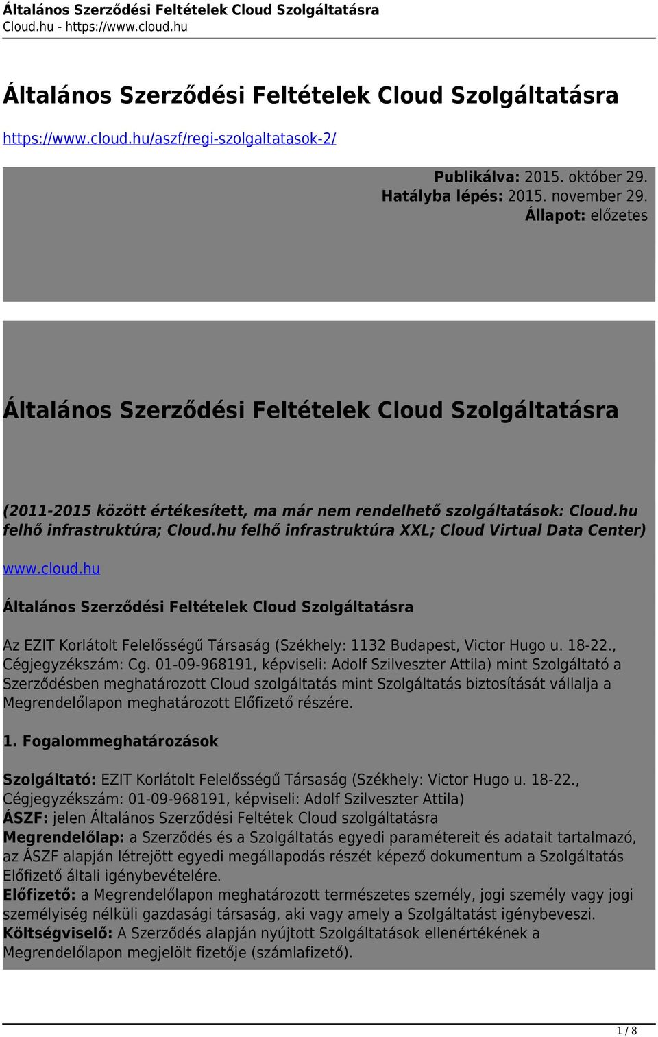 hu felhő infrastruktúra XXL; Cloud Virtual Data Center) www.cloud.