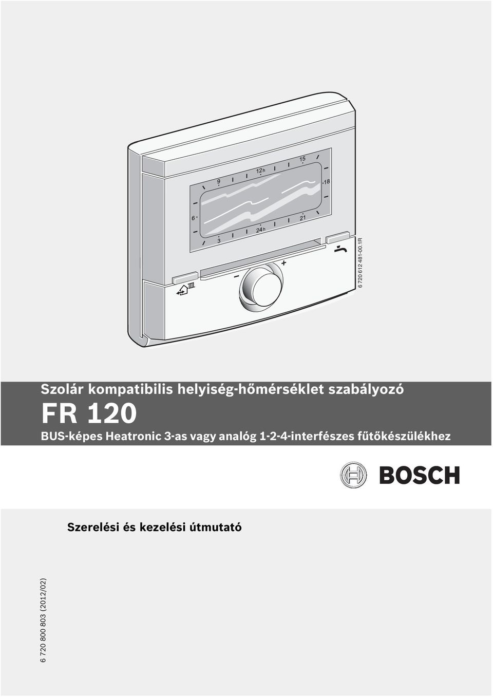 szabályozó FR 120 US-képes Heatronic 3-as