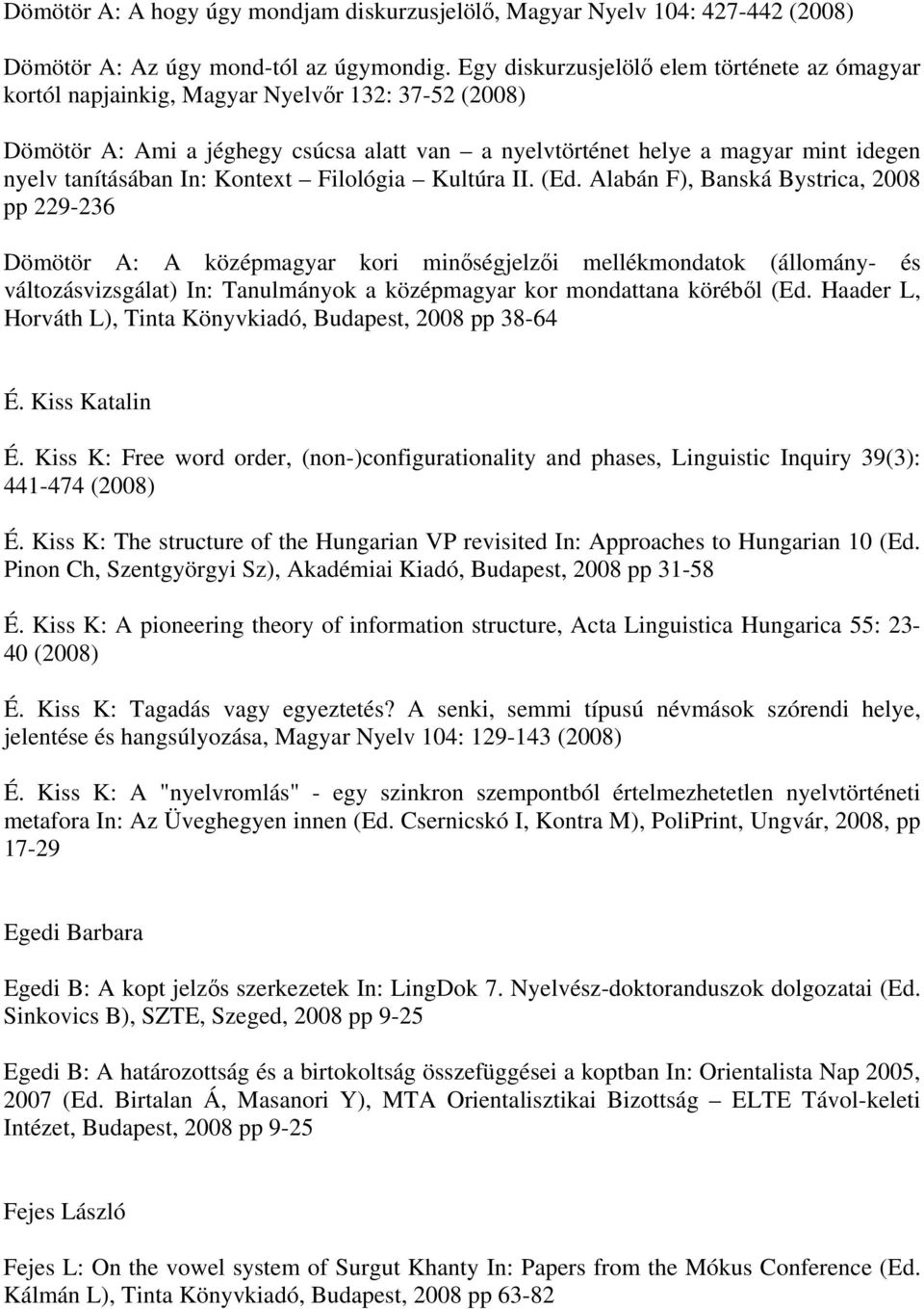 tanításában In: Kontext Filológia Kultúra II. (Ed.