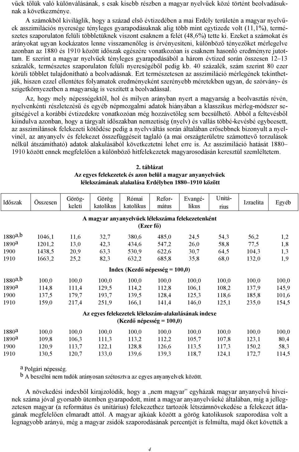 szaporulaton felüli többletüknek viszont csaknem a felét (48,6%) tette ki.