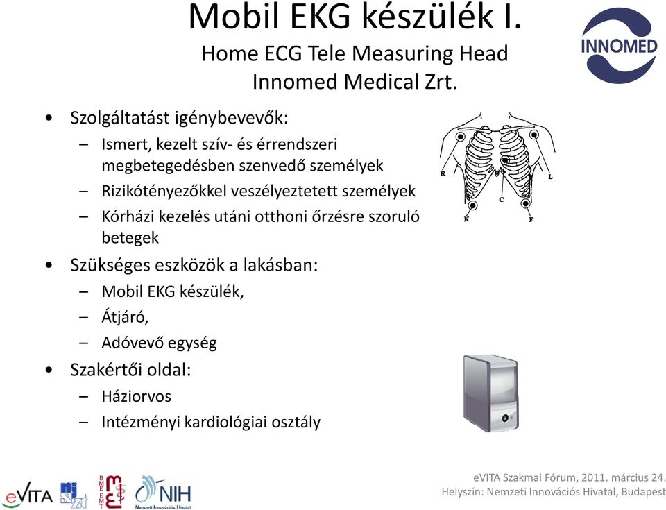 veszélyeztetett személyek Kórházi kezelés utáni otthoni őrzésre szoruló betegek Szükséges eszközök