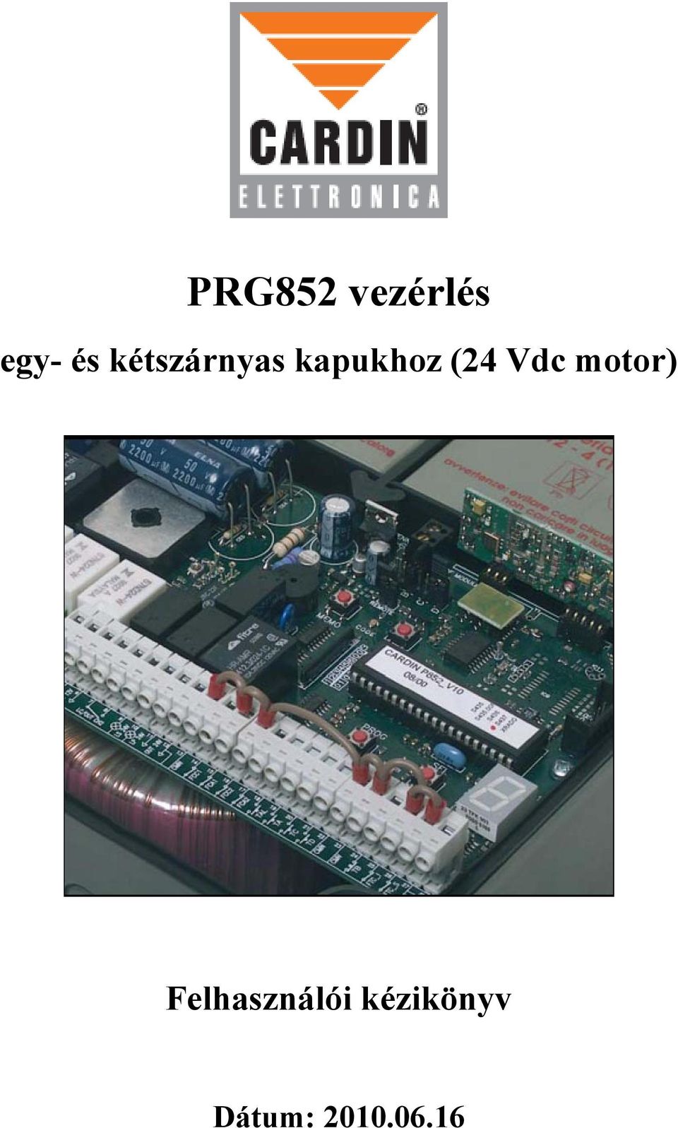 (24 Vdc motor)