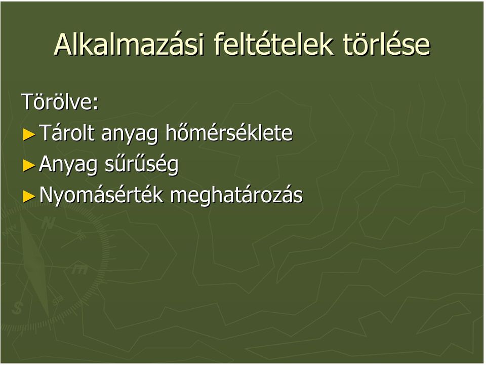 Tárolt anyag hőmérséklete