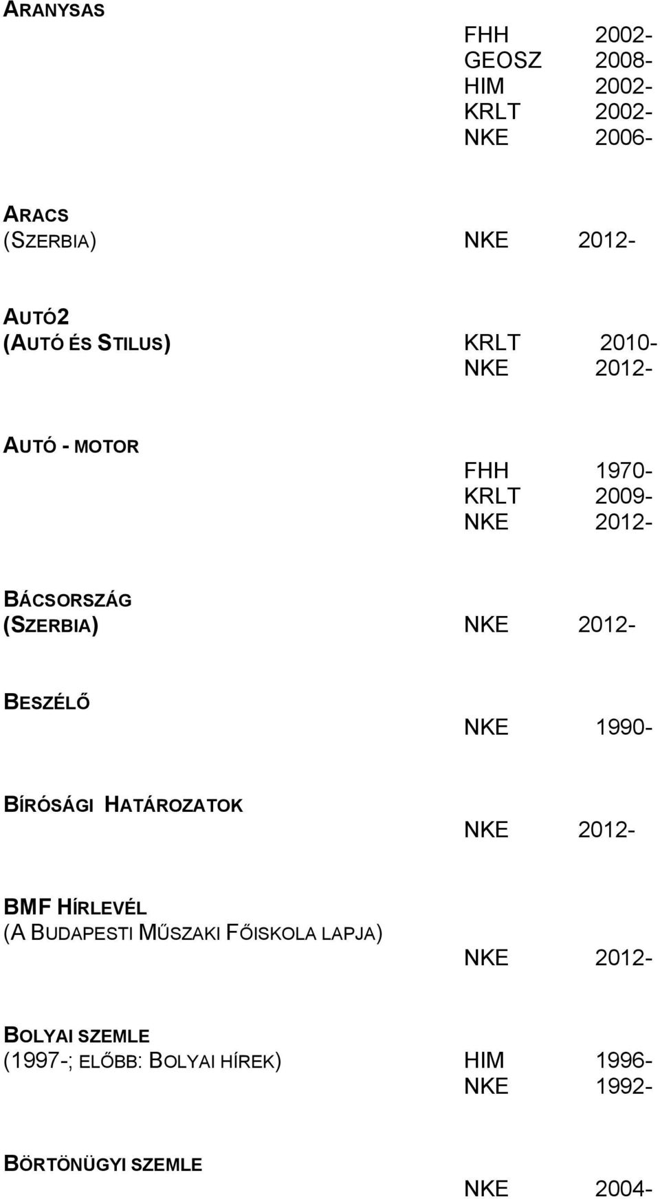 BESZÉLŐ NKE 1990- BÍRÓSÁGI HATÁROZATOK BMF HÍRLEVÉL (A BUDAPESTI MŰSZAKI FŐISKOLA