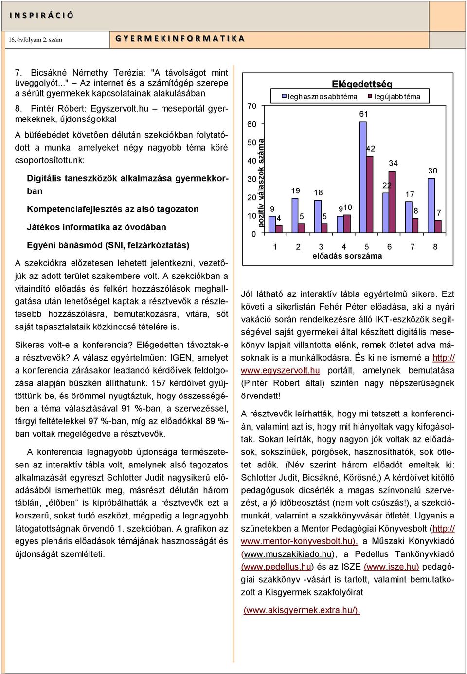 hu meseportál gyermekeknek, újdonságokkal A büféebédet követően délután szekciókban folytatódott a munka, amelyeket négy nagyobb téma köré csoportosítottunk: Digitális taneszközök alkalmazása