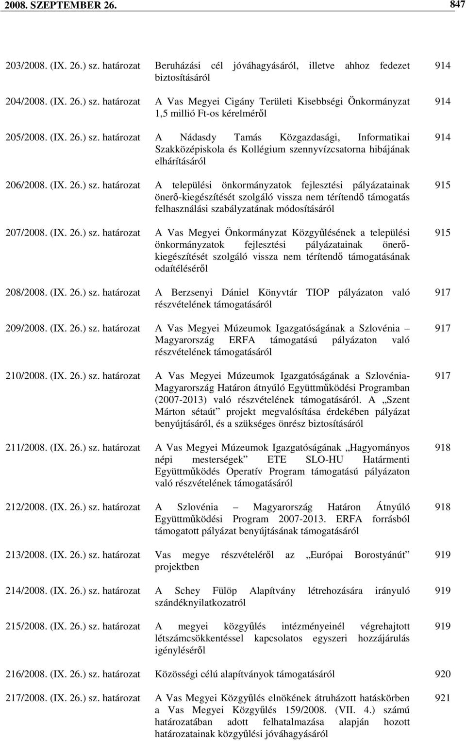 (IX. 26.) sz.
