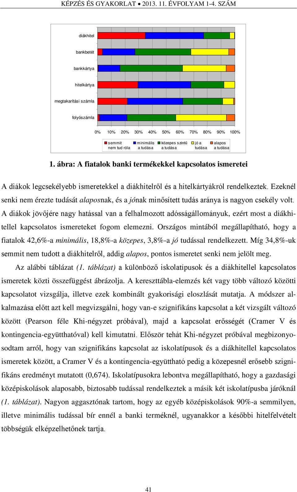Ezeknél senki nem érezte tudását alaposnak, és a jónak minősített tudás aránya is nagyon csekély volt.