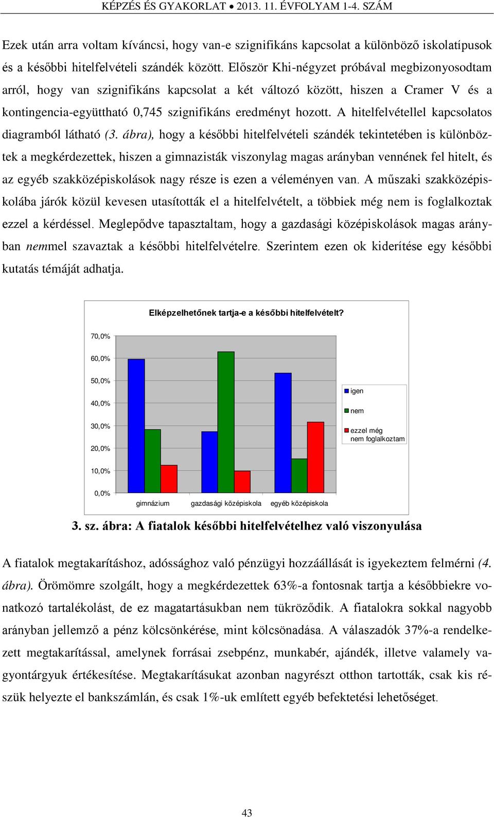 A hitelfelvétellel kapcsolatos diagramból látható (3.