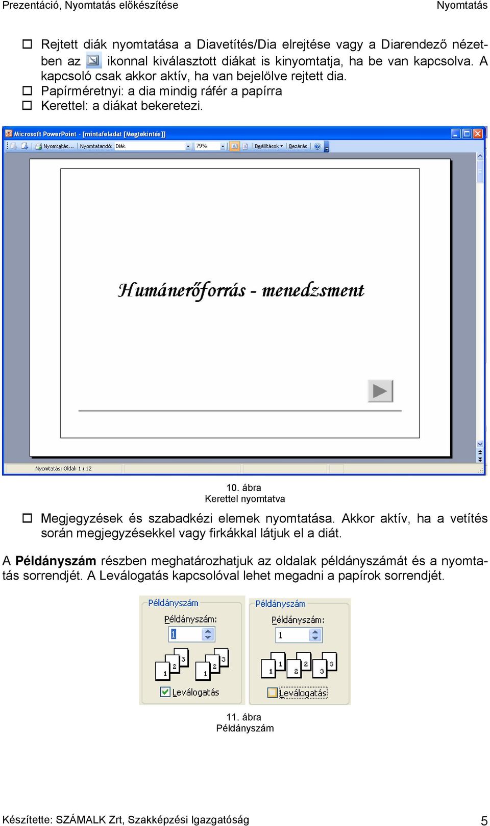 Prezentáció, Nyomtatás előkészítése. Nyomtatás. 1. ábra. Nyomtatás - PDF  Ingyenes letöltés