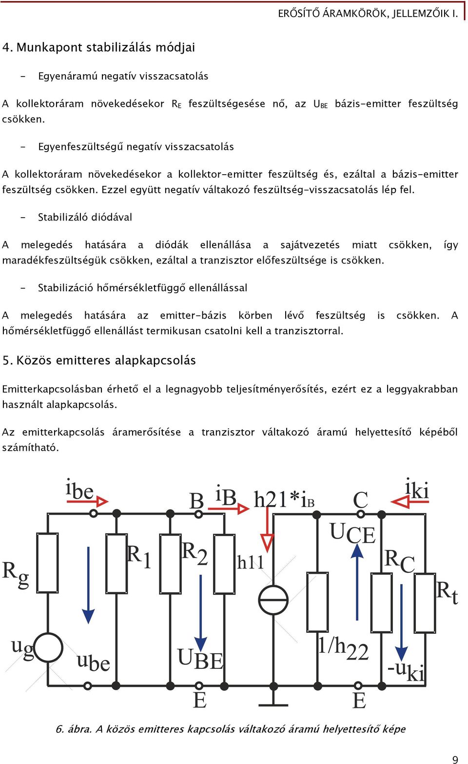 Erősítő áramkörök, jellemzőik I. - PDF Free Download