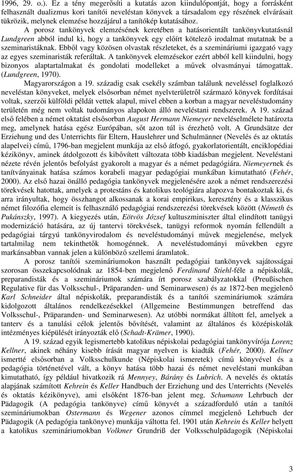 a tanítókép kutatásához.