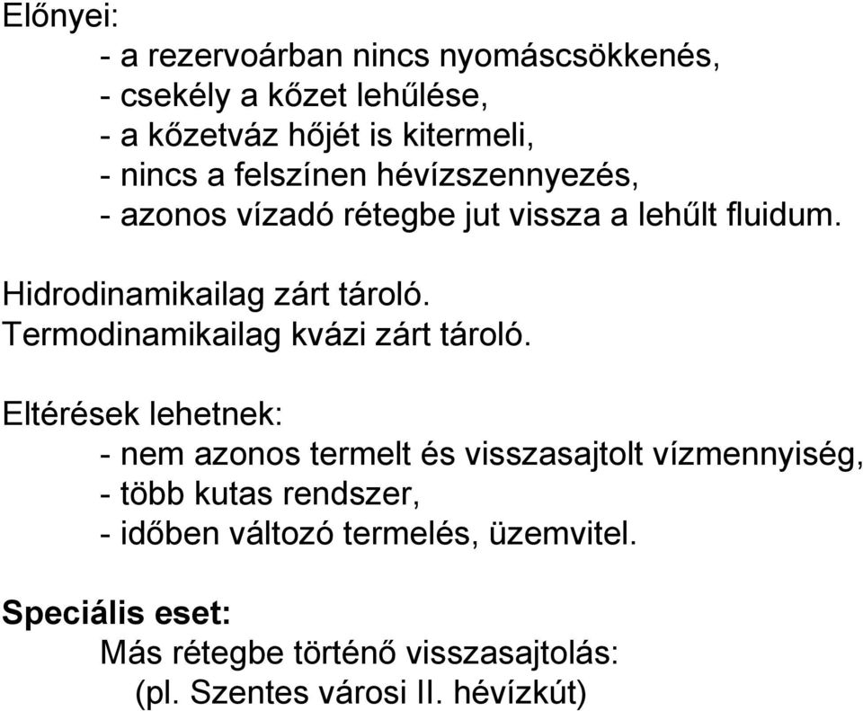 ermodinamikailag kvázi zárt tároló.
