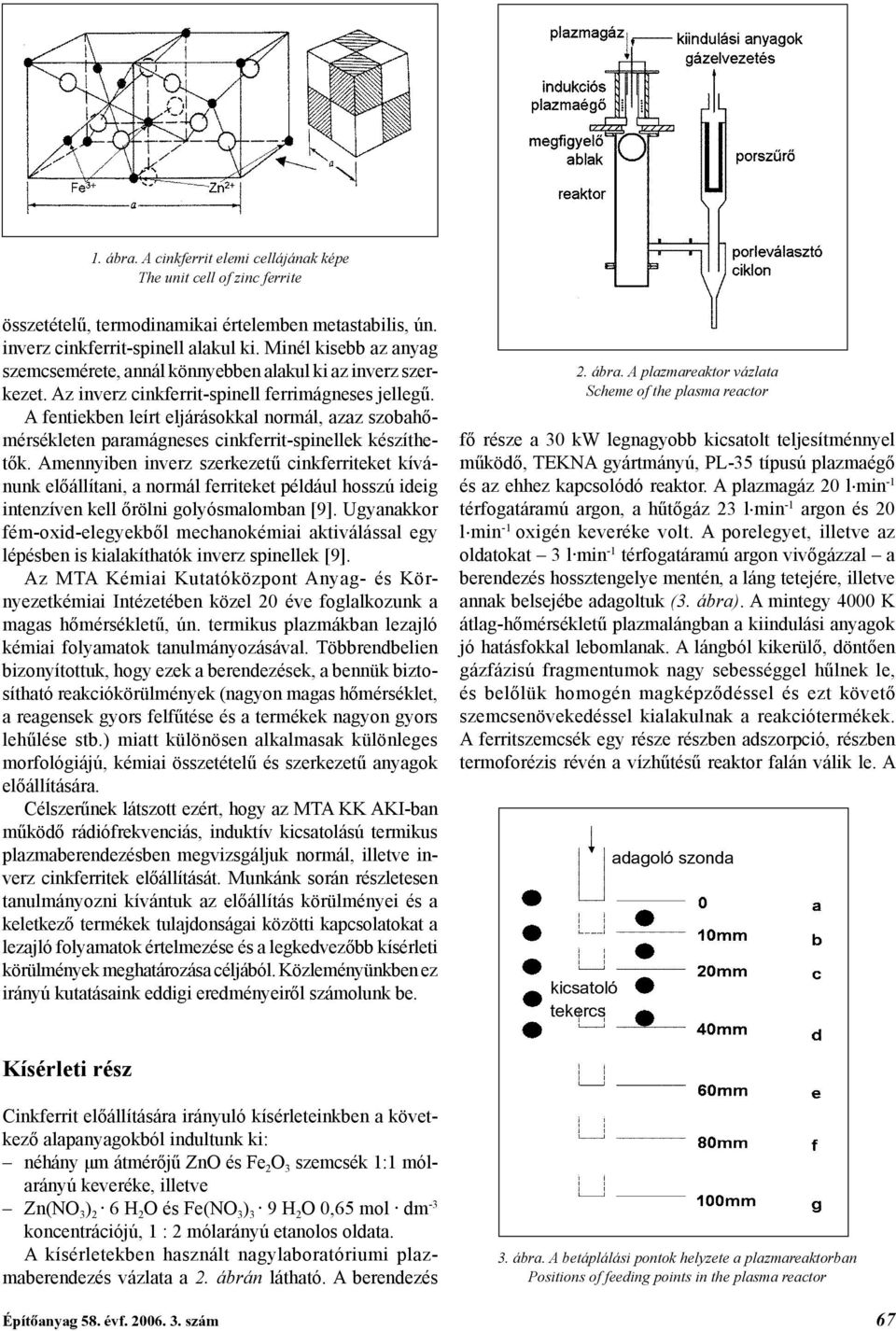 A fentiekben leírt eljárásokkal normál, azaz szobahőmérsékleten paramágneses cinkferrit-spinellek készíthetők.