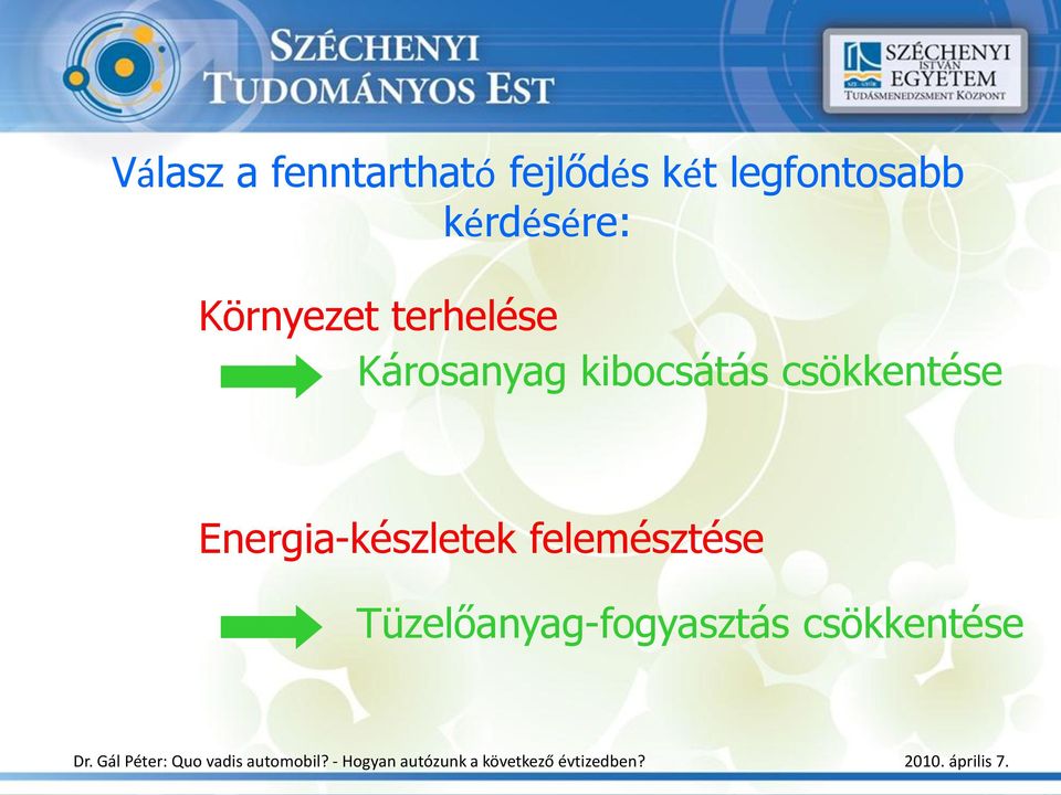 Károsanyag kibocsátás csökkentése