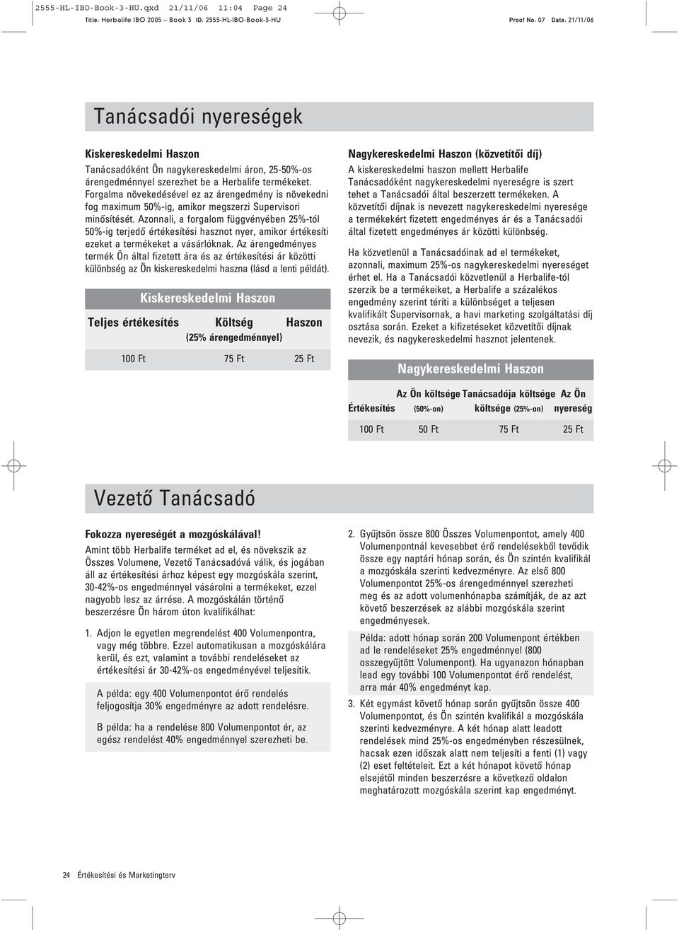 Azonnali, a forgalom függvényében 25%-tól 50%-ig terjedœ értékesítési hasznot nyer, amikor értékesíti ezeket a termékeket a vásárlóknak.
