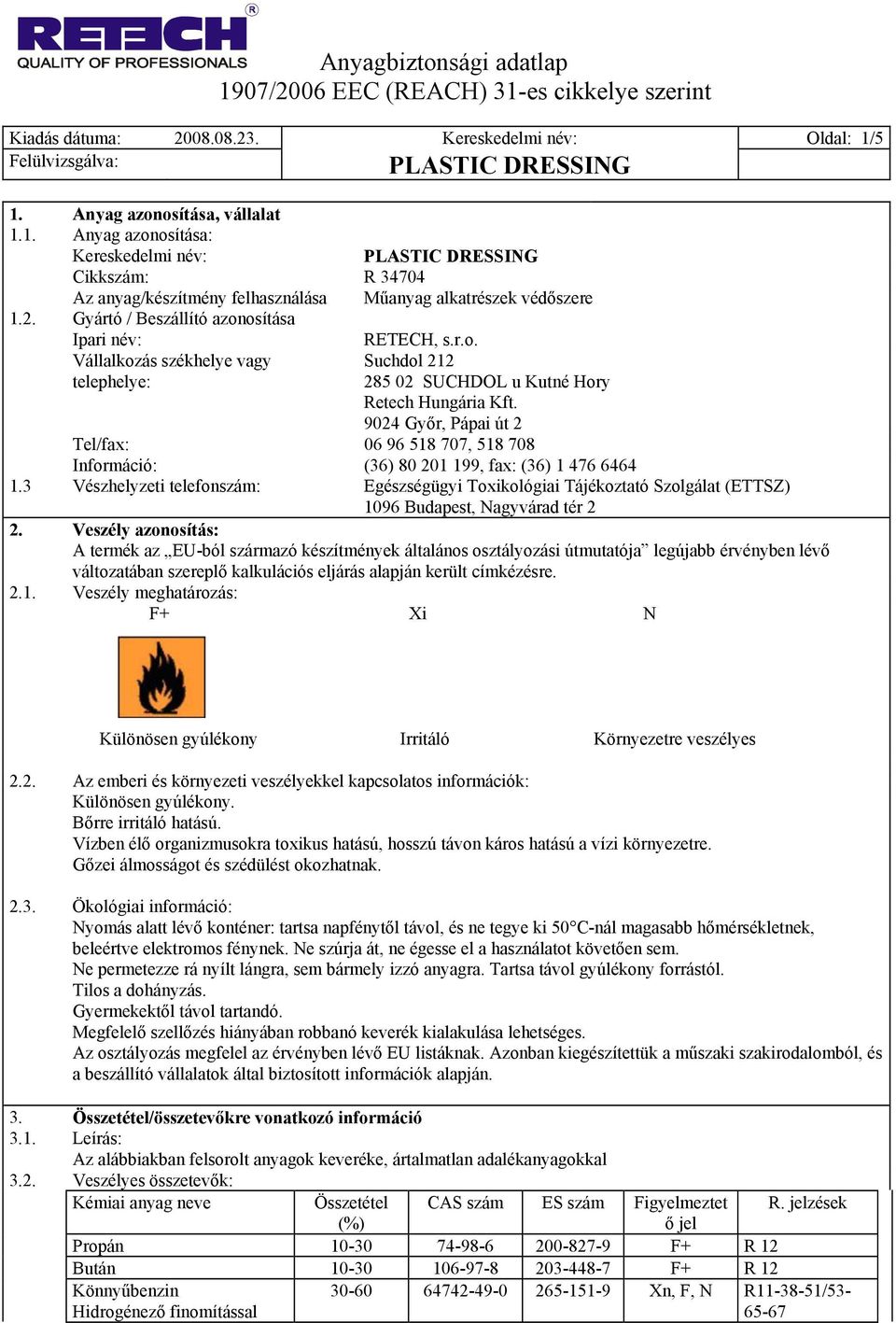 9024 Győr, Pápai út 2 Tel/fax: 06 96 518 707, 518 708 Információ: (36) 80 201 199, fax: (36) 1 476 6464 1.