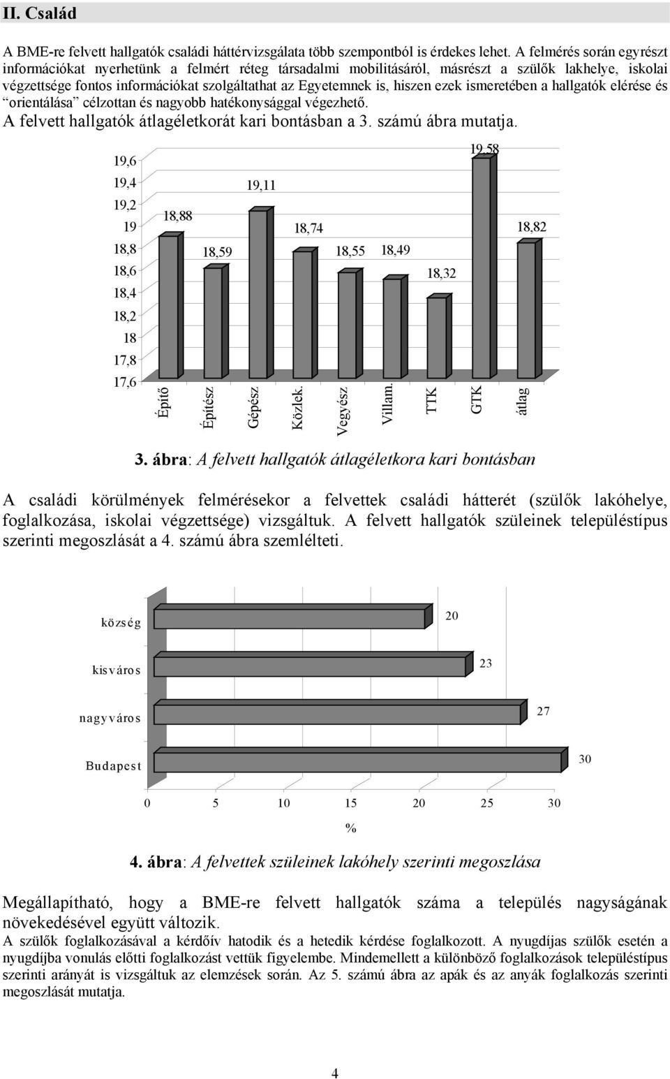 hiszen ezek ismeretében a hallgatók elérése és orientálása célzottan és nagyobb hatékonysággal végezhető. A felvett hallgatók átlagéletkorát kari bontásban a 3. számú ábra mutatja.