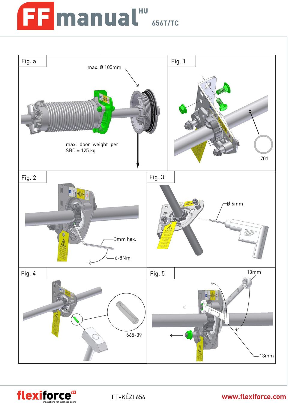 door weight per SBD = 125 kg 701