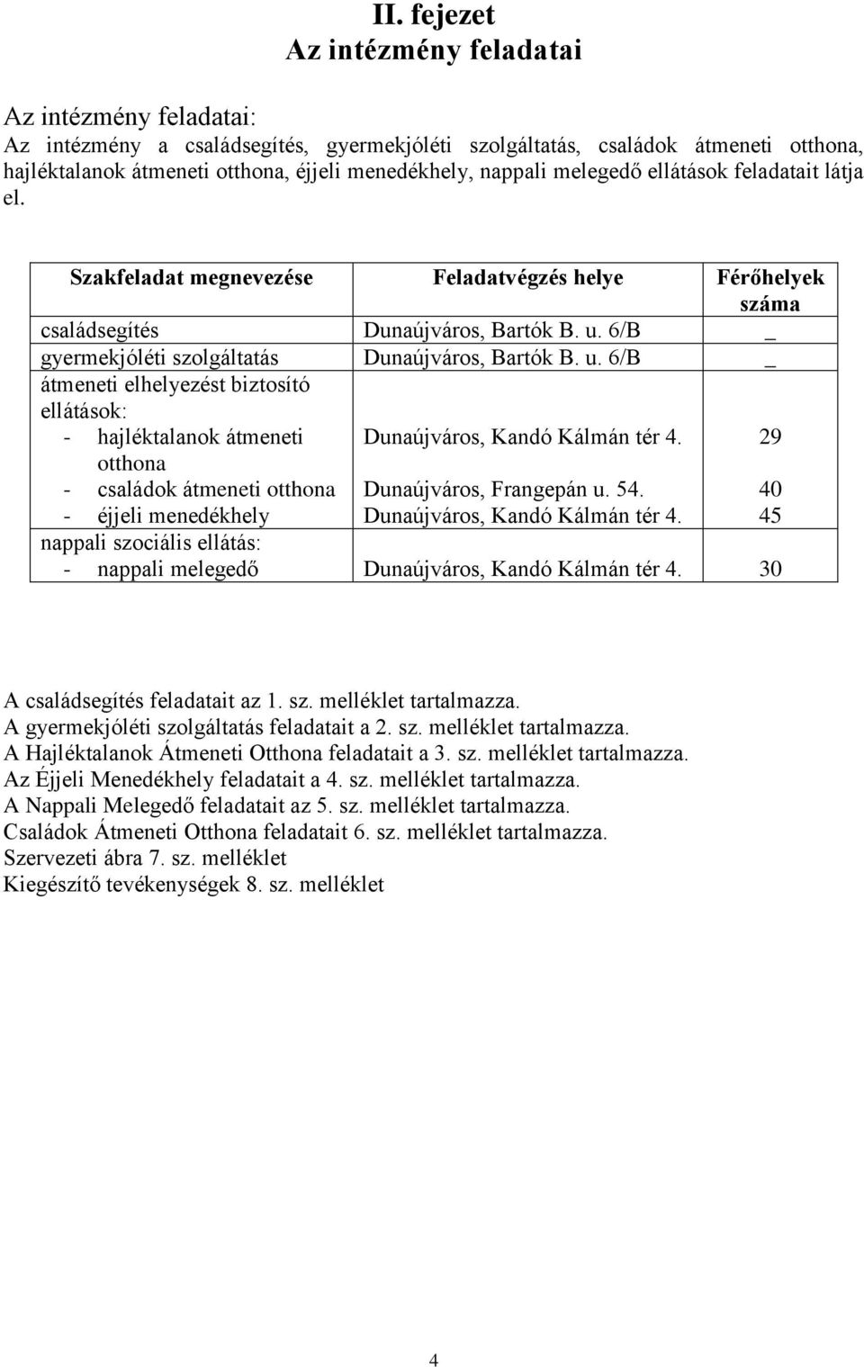 6/B _ gyermekjóléti szolgáltatás Dunaújváros, Bartók B. u.