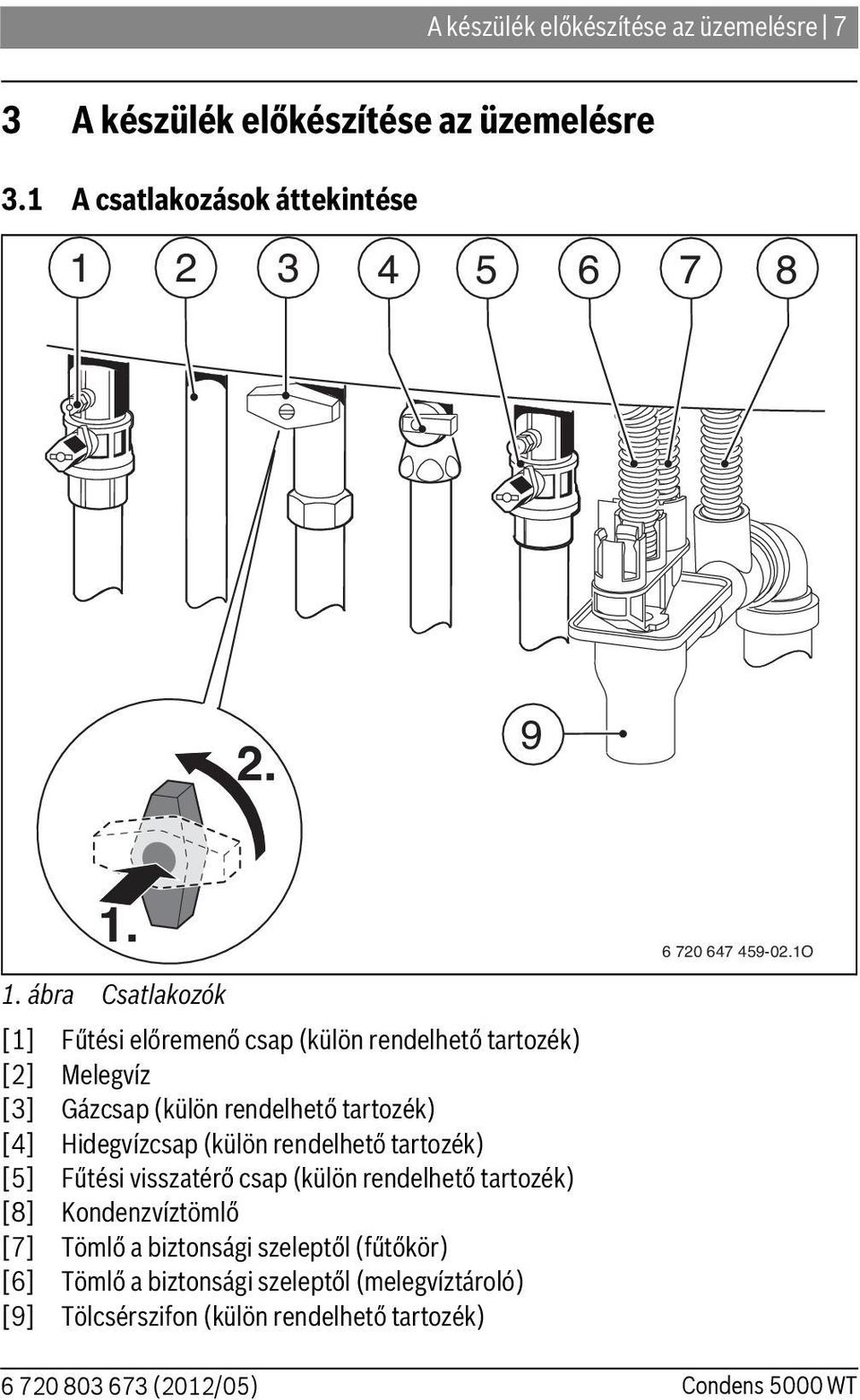 Condens 5000 WT ZWSB 30-4 A... Gázüzemű kondenzációs készülék beépített  melegvíztárolóval. Kezelési útmutató (2012/05) HU - PDF Ingyenes letöltés