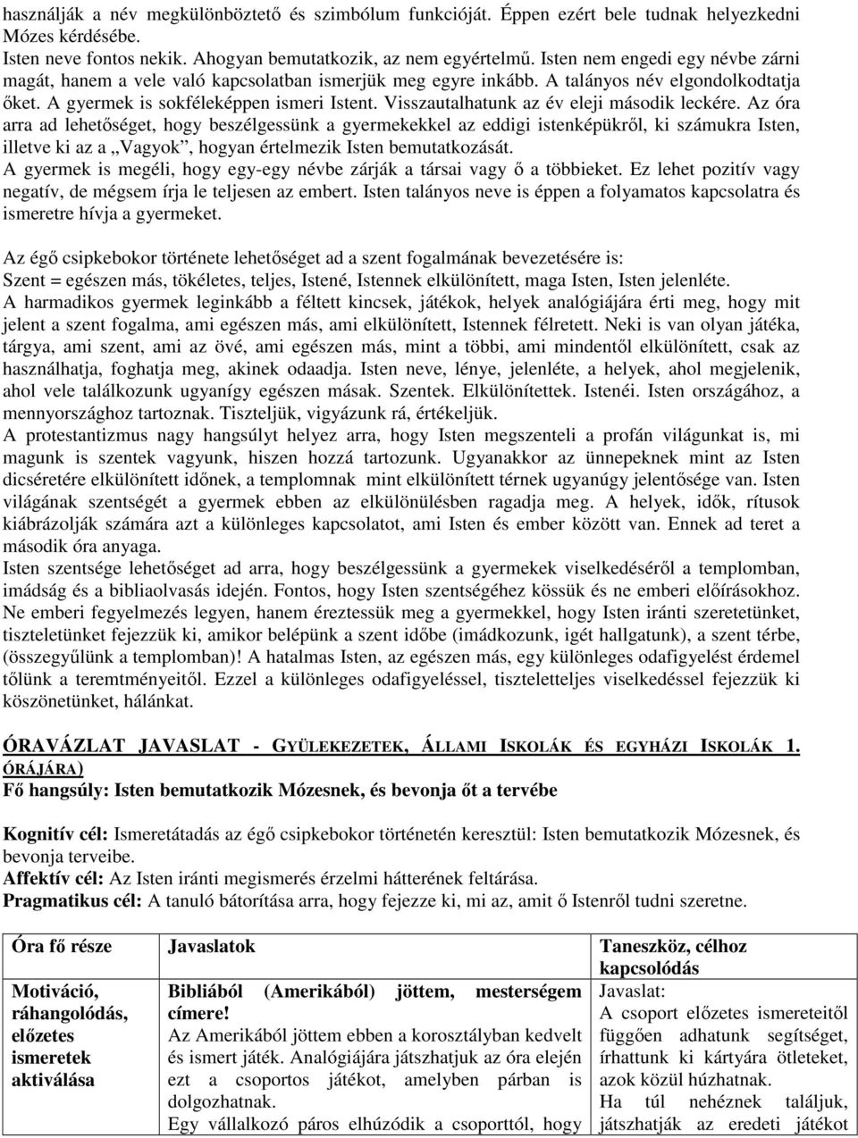 7. ISTEN BEMUTATKOZIK MÓZESNEK (2Móz 3 15) - PDF Free Download