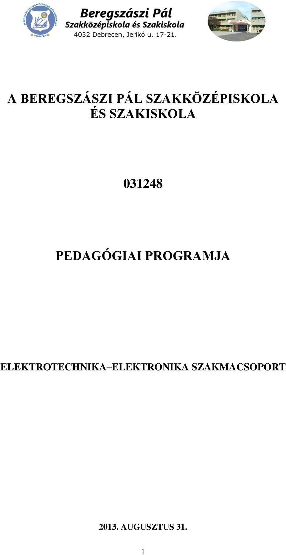 PROGRAMJA ELEKTROTECHNIKA