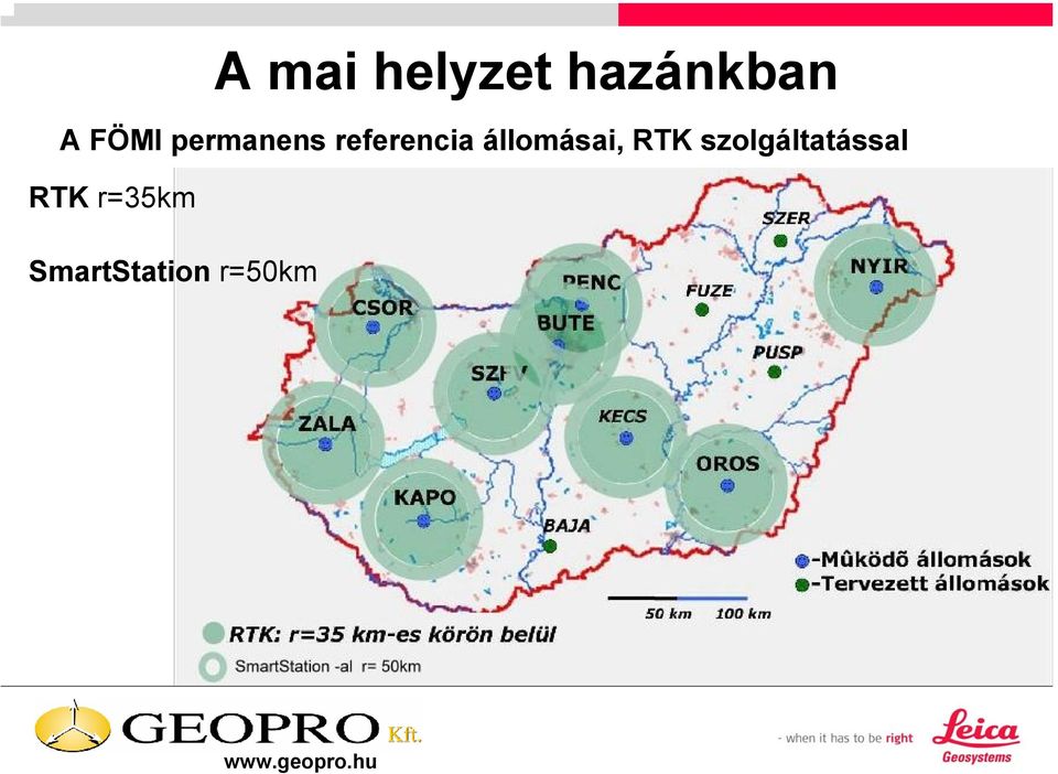 állomásai, RTK