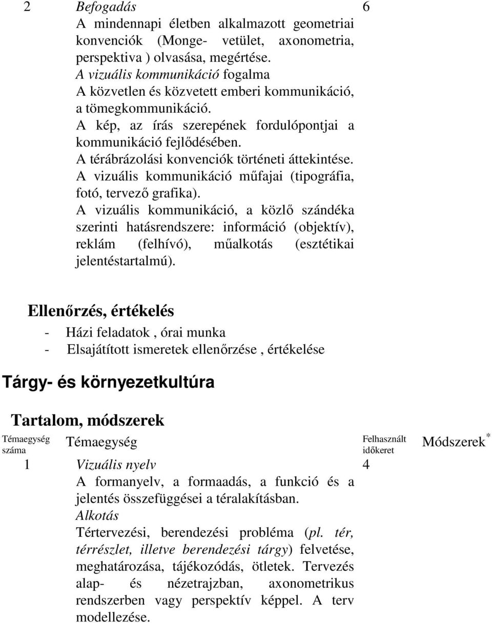A térábrázolási konvenciók történeti áttekintése. A vizuális kommunikáció mőfajai (tipográfia, fotó, tervezı grafika).