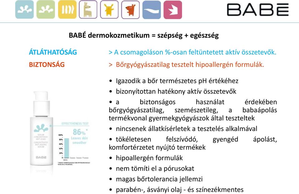 Igazodik a bőr természetes ph értékéhez bizonyítottan hatékony aktív összetevők a biztonságos használat érdekében bőrgyógyászatilag, szemészetileg, a