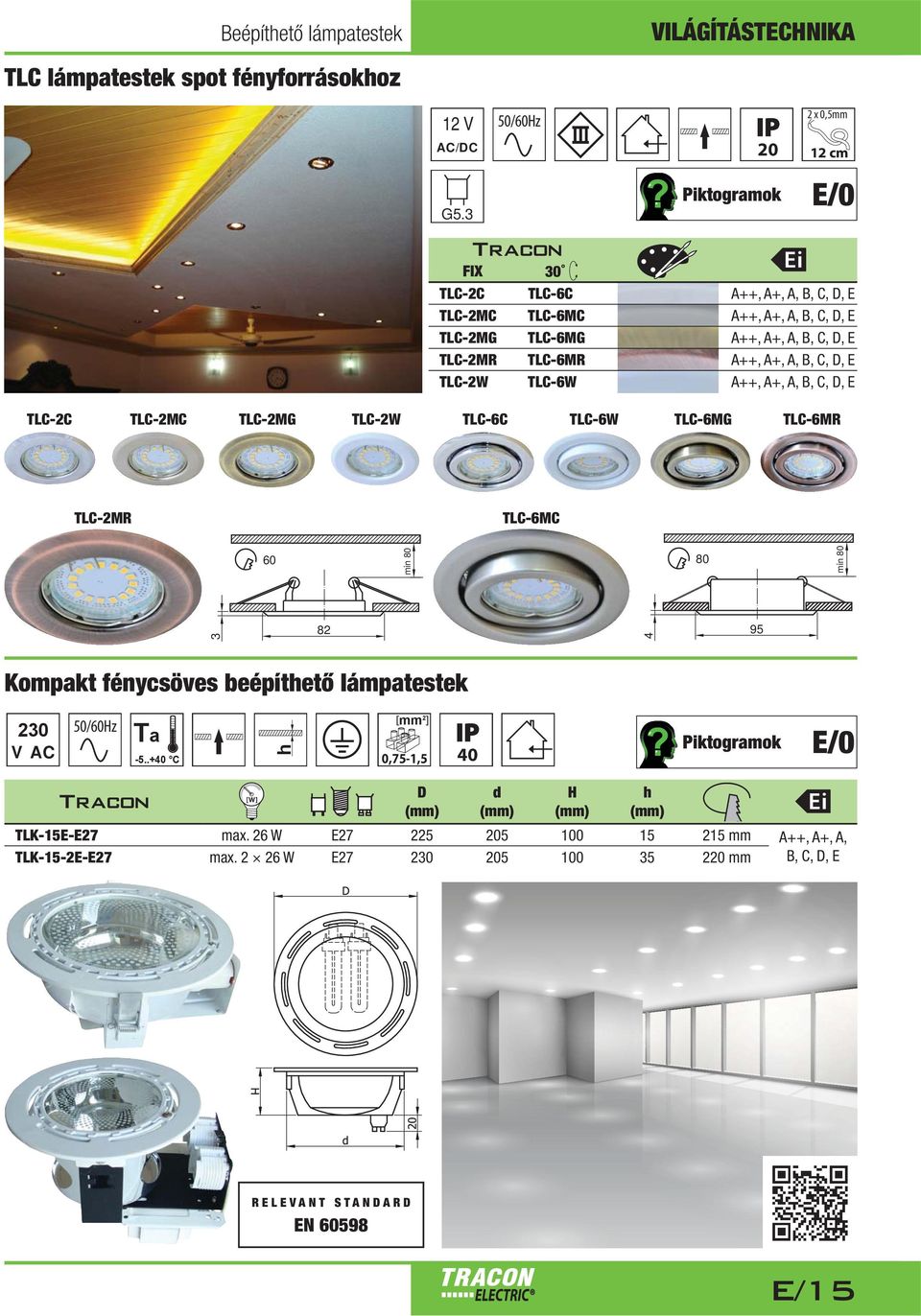A++, A+, A, B, C,, E A++, A+, A, B, C,, E A++, A+, A, B, C,, E 60 80 4 82 3 min 80 TC-2C 30 TC-6C TC-6MC TC-6MG TC-6MR TC-6 95 Kompakt fénycsöves