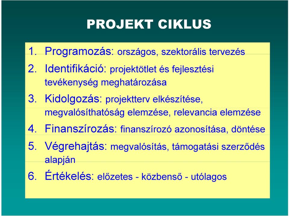 Kidolgozás: projektterv elkészítése, megvalósíthatóság elemzése, relevancia elemzése 4.