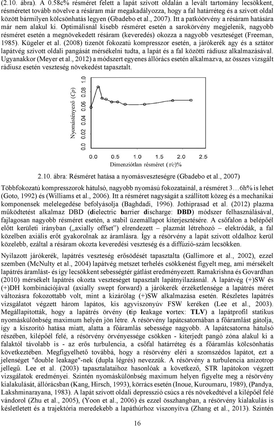 kölcsönhatás legyen (Gbadebo et al., 2007). Itt a patkóörvény a résáram hatására már nem alakul ki.