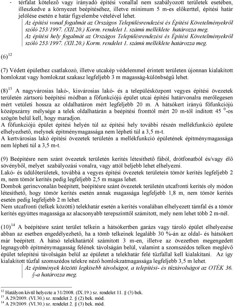 Az építési hely fogalmát az Országos Településrendezési és Építési Követelményekről szóló 253/1997. (XII.20.) Korm. rendelet 1. számú melléklete határozza meg.