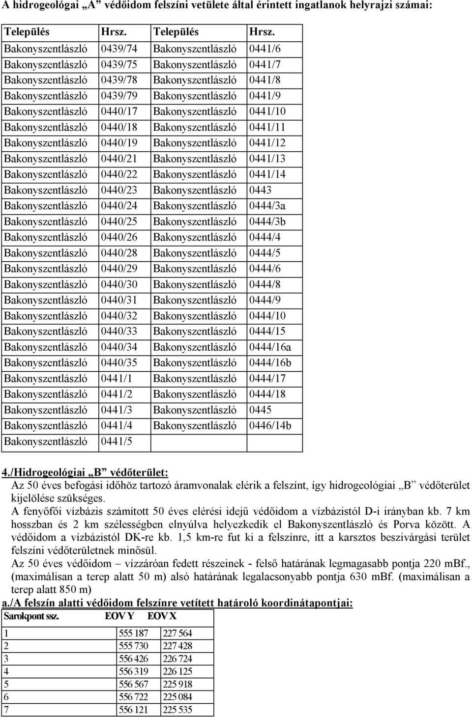 Bakonyszentlászló 0439/74 Bakonyszentlászló 0441/6 Bakonyszentlászló 0439/75 Bakonyszentlászló 0441/7 Bakonyszentlászló 0439/78 Bakonyszentlászló 0441/8 Bakonyszentlászló 0439/79 Bakonyszentlászló