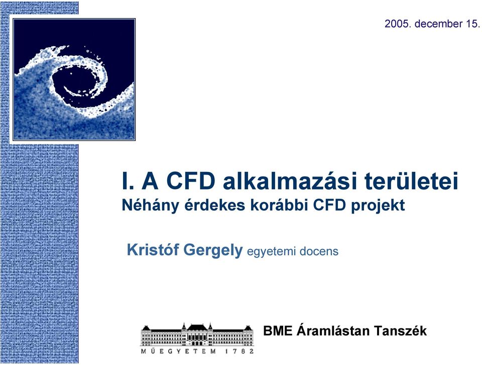 érdekes korábbi CFD projekt