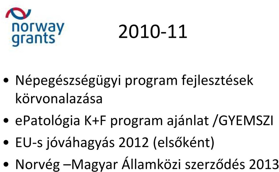 program ajánlat /GYEMSZI EU-s jóváhagyás