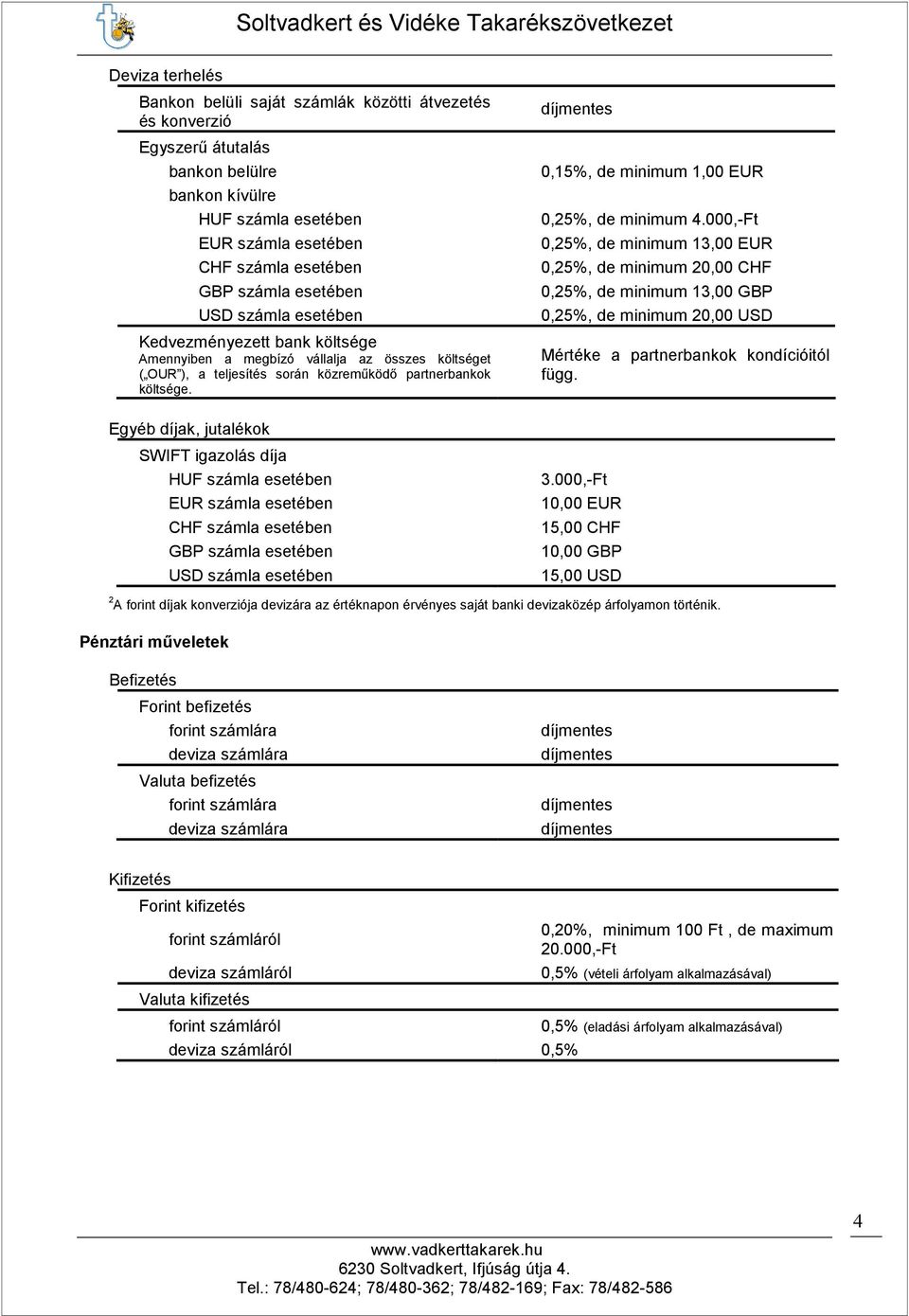 0,15%, de minimum 1,00 EUR 0,25%, de minimum 4.