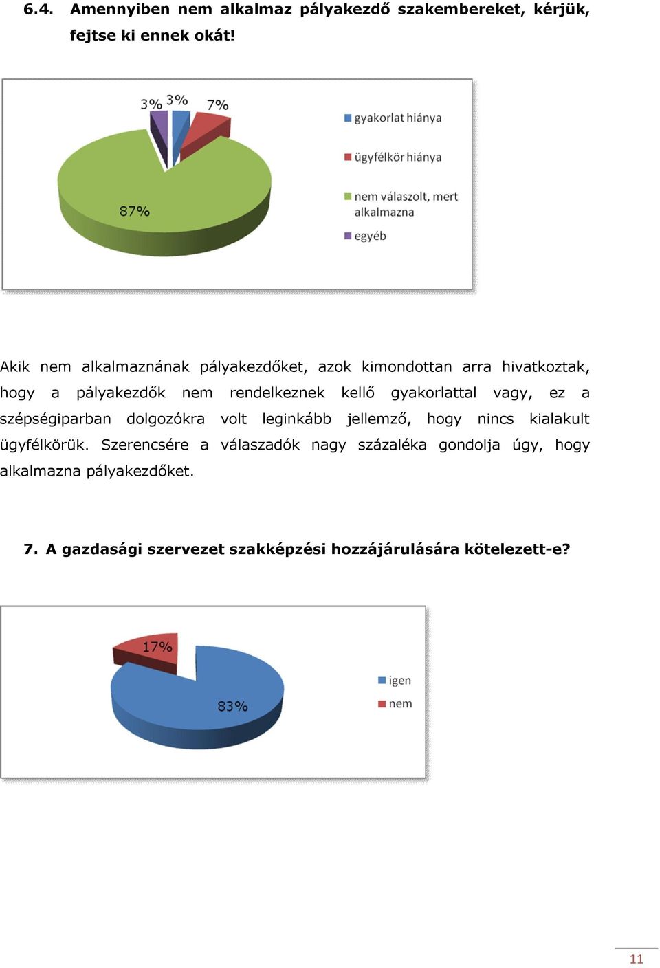 gyakorlattal vagy, ez a szépségiparban dolgozókra volt leginkább jellemző, hogy nincs kialakult ügyfélkörük.