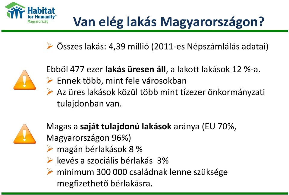 %-a. Ennek több, mint fele városokban Az üres lakások közül több mint tízezer önkormányzati tulajdonban van.