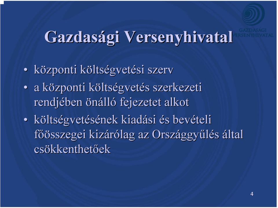 fejezetet alkot költségvetésének kiadási és s bevételi
