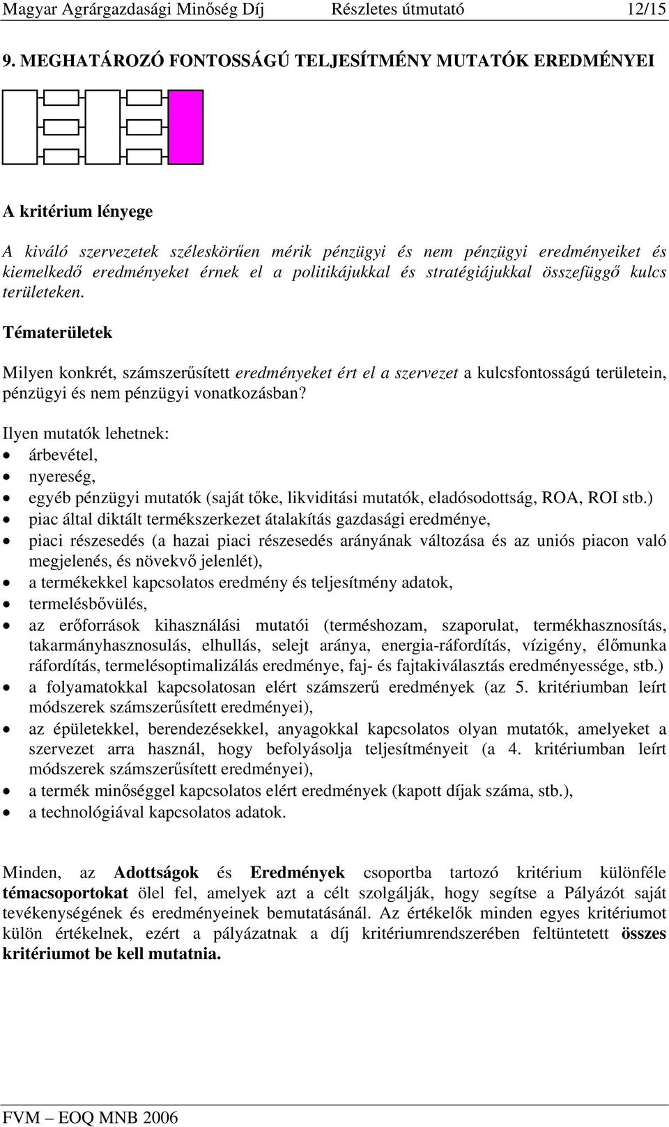 stratégiájukkal összefüggő kulcs területeken. Tématerületek Milyen konkrét, számszerűsített eredményeket ért el a szervezet a kulcsfontosságú területein, pénzügyi és nem pénzügyi vonatkozásban?