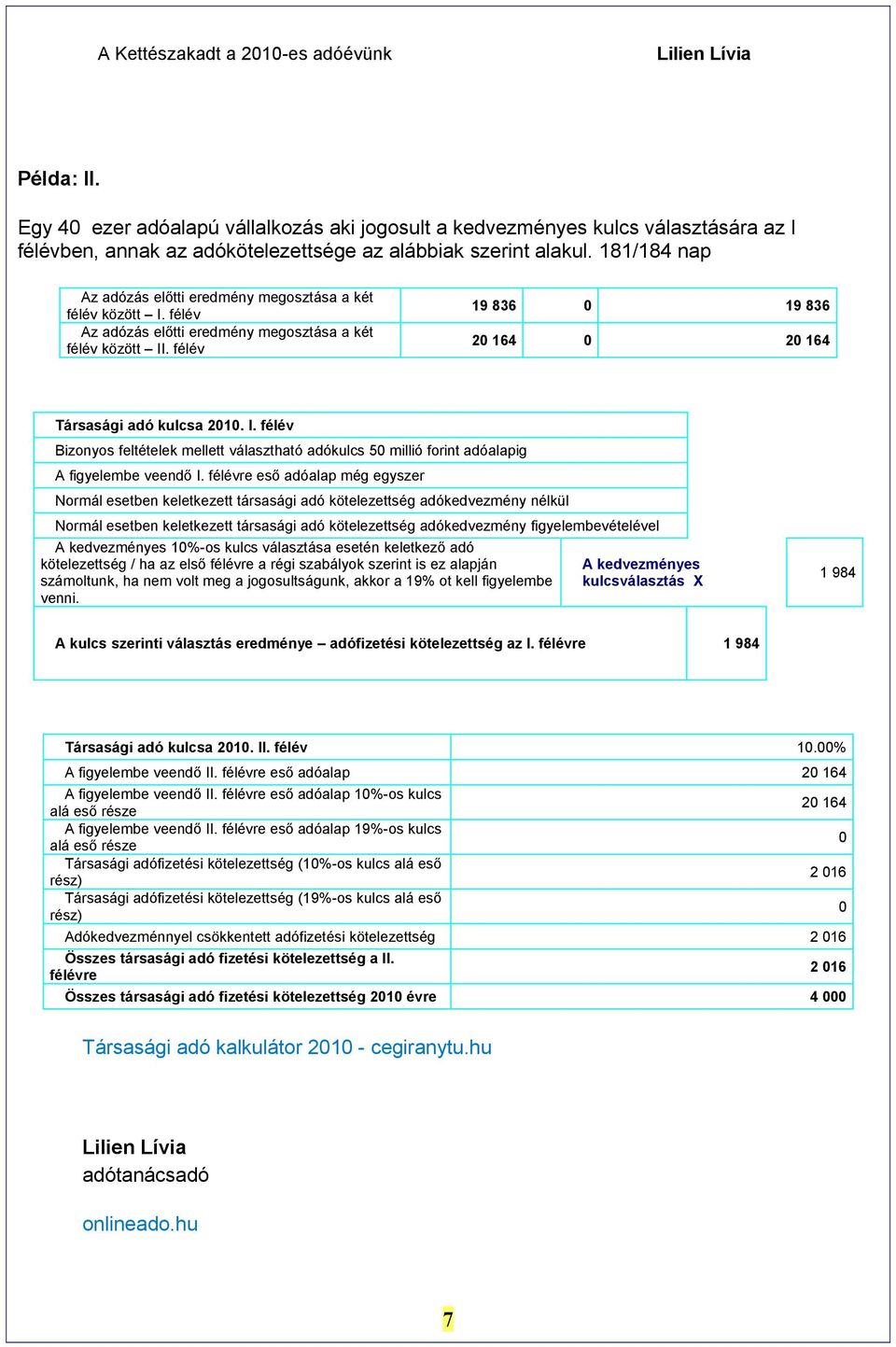 félévre eső adóalap még egyszer Normál esetben keletkezett társasági adó kötelezettség adókedvezmény nélkül Normál esetben keletkezett társasági adó kötelezettség adókedvezmény figyelembevételével A