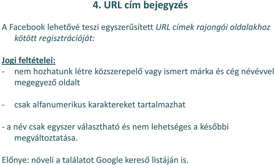 cég névévvel megegyező oldalt csak alfanumerikus karaktereket tartalmazhat a név csak egyszer