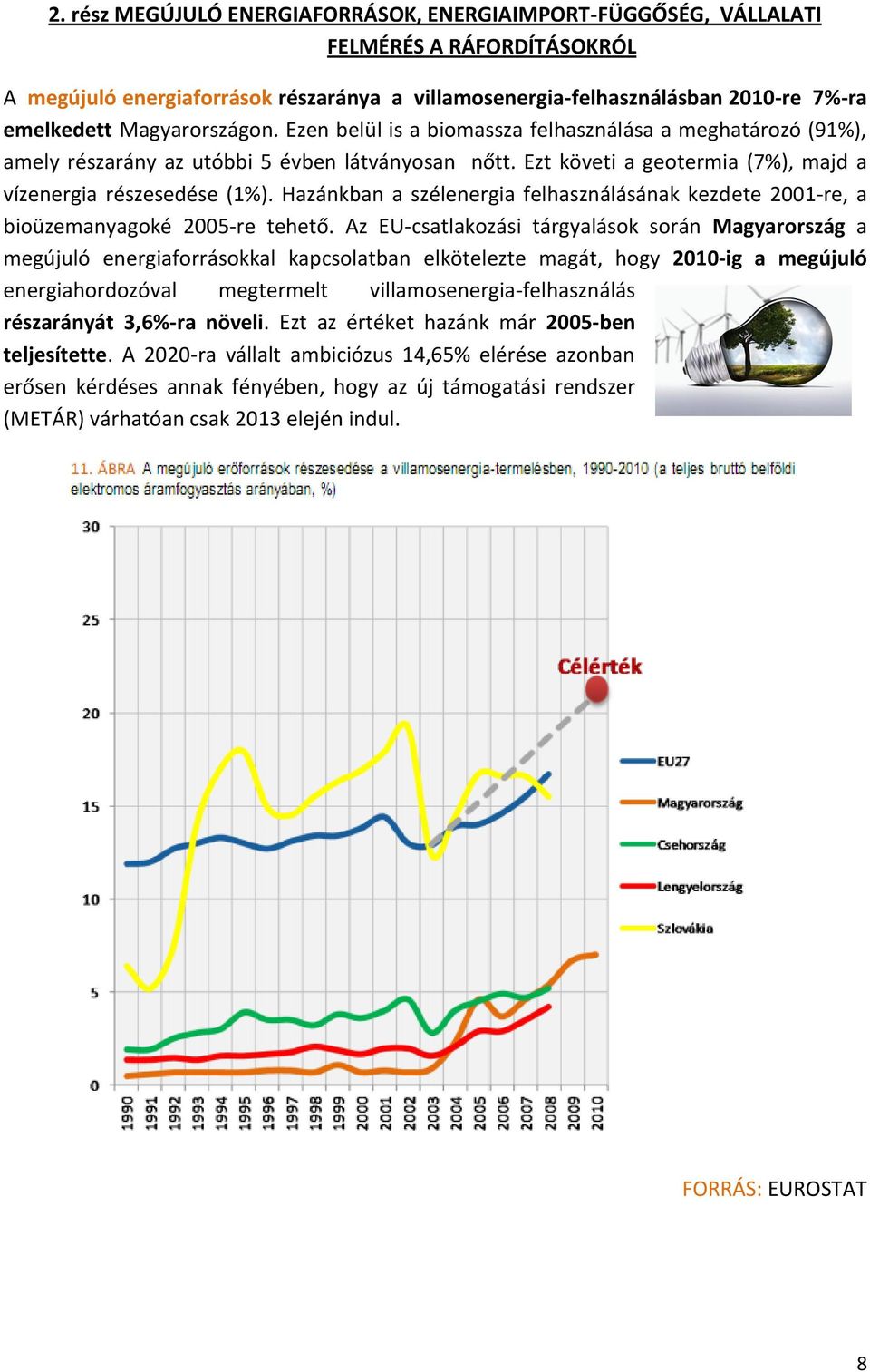 Hazánkban a szélenergia felhasználásának kezdete 2001-re, a bioüzemanyagoké 2005-re tehető.